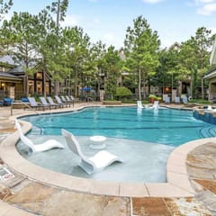 Beautiful Pool View 1 bedroom/1 bath condo in The Woodlands
